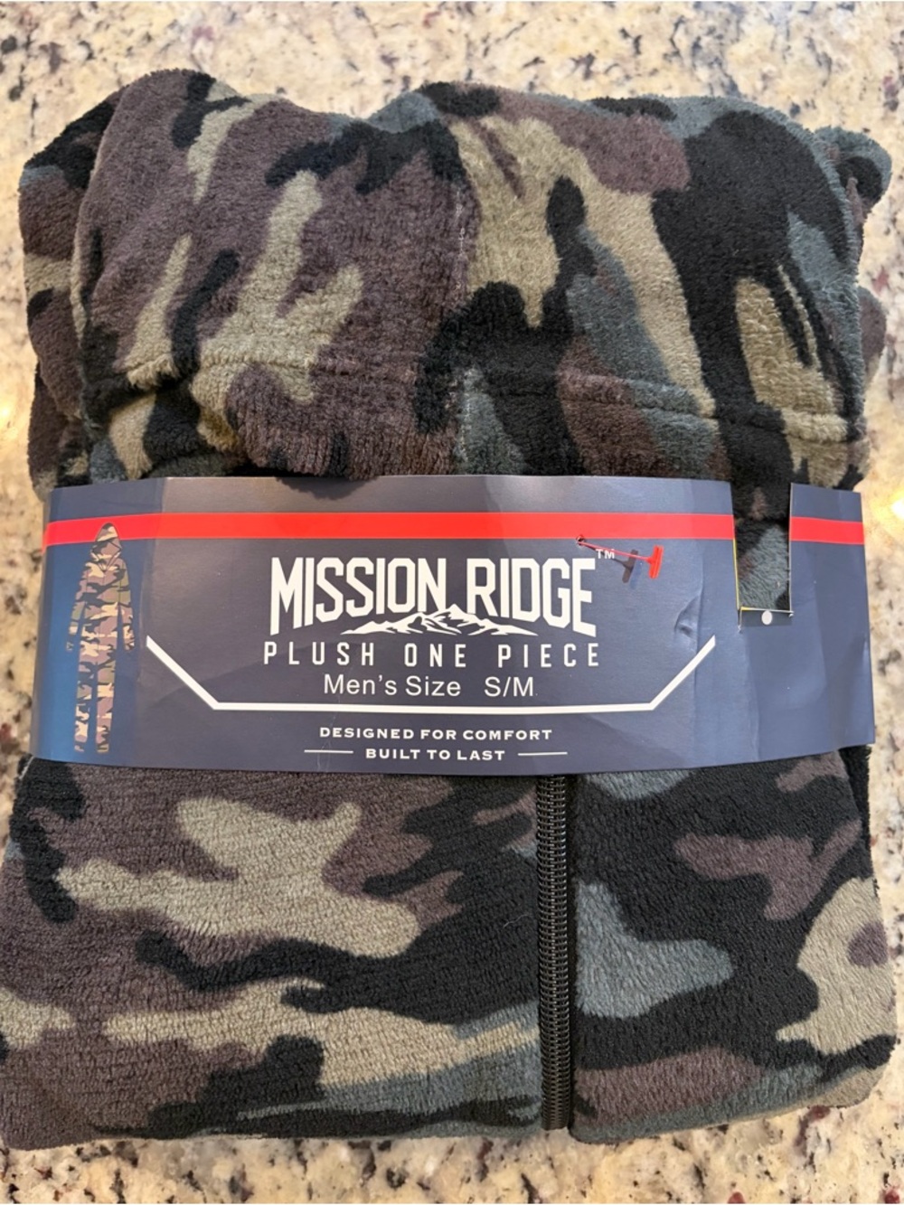 Mission Ridge Men's Plush One Piece - Camo Green/Black